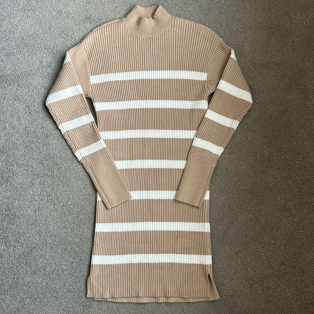 Abercrombie & Fitch Long-Sleeve Mockneck Mini Sweater Dress Size XXS